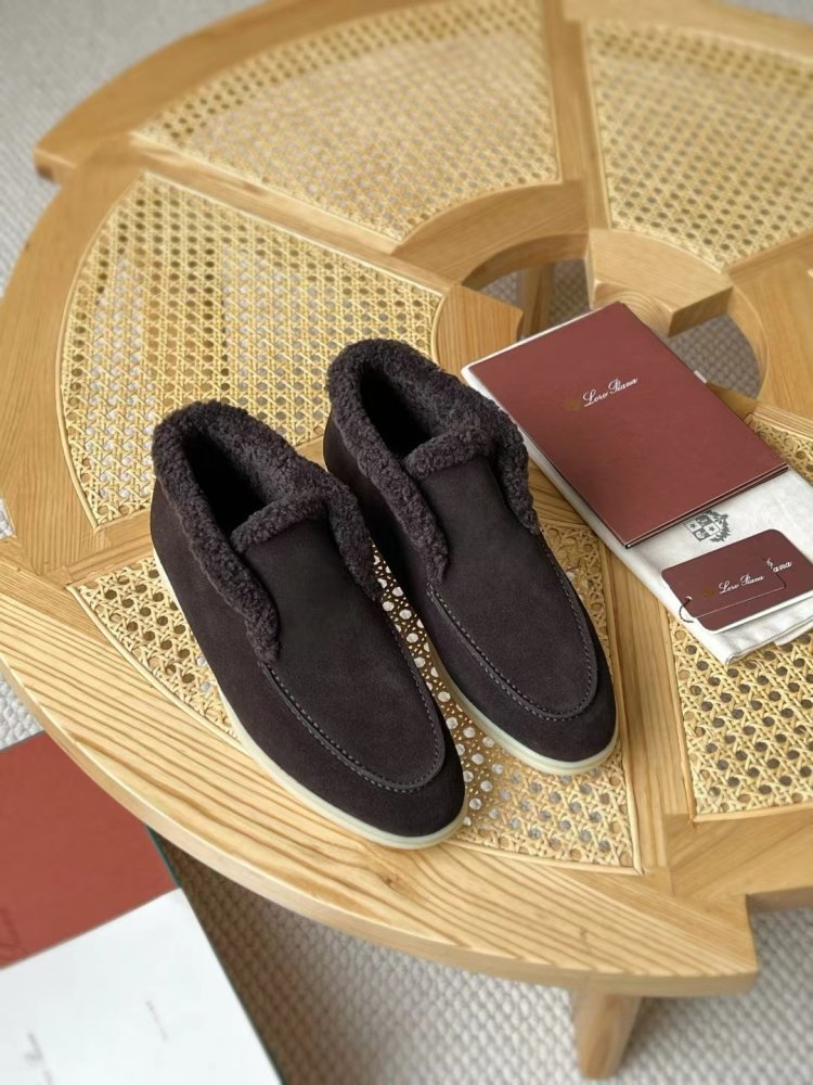 Туфли лоферы мужские на меху зимние