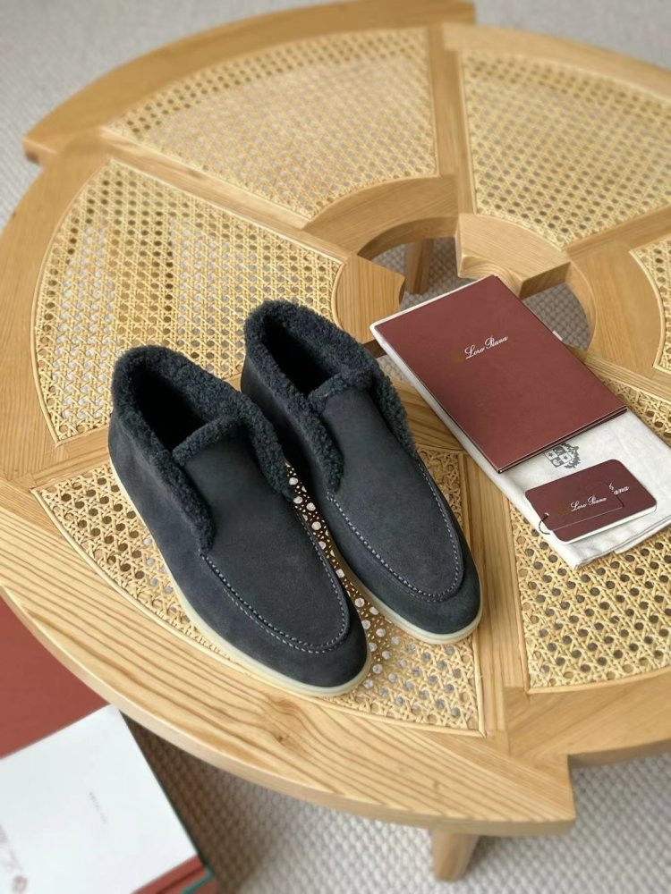 Туфлі лоферы чоловічі на хутрі зимові