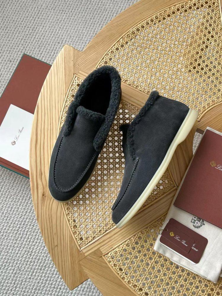 Туфлі лоферы чоловічі на хутрі зимові фото 2