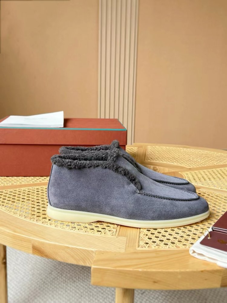 Туфлі лоферы чоловічі на хутрі зимові фото 2