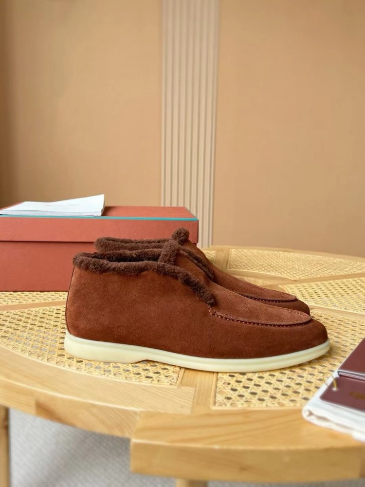 Shoes лоферы men's on fur winter фото 2