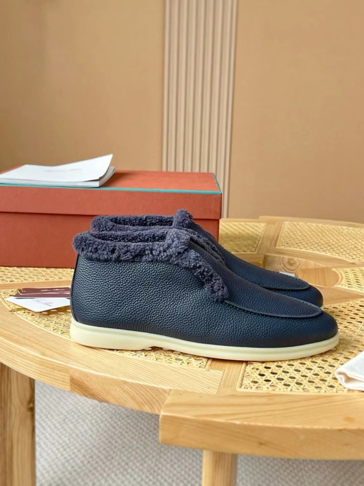 Туфлі лоферы чоловічі на хутрі зимові фото 3