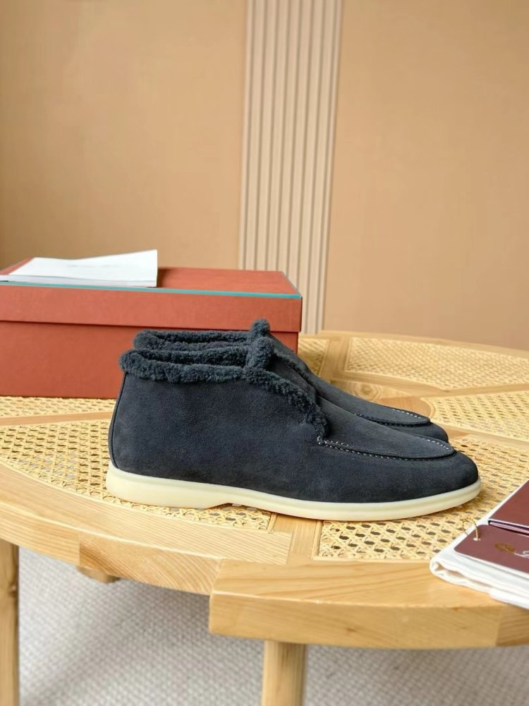 Туфлі лоферы чоловічі на хутрі зимові фото 3