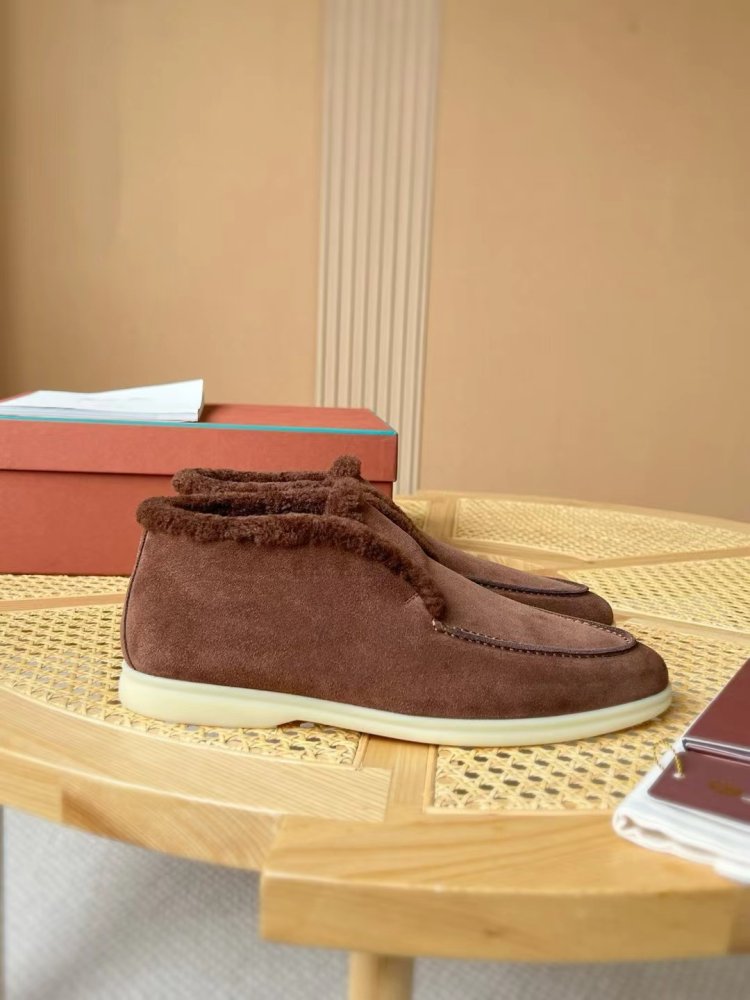 Туфлі лоферы чоловічі на хутрі зимові фото 3