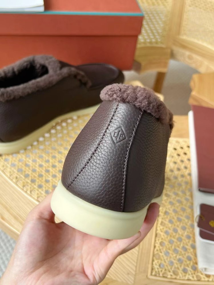 Туфлі лоферы чоловічі на хутрі зимові фото 5