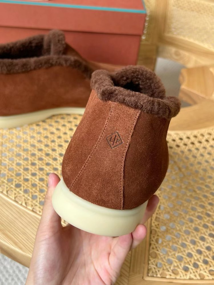 Shoes лоферы men's on fur winter фото 5