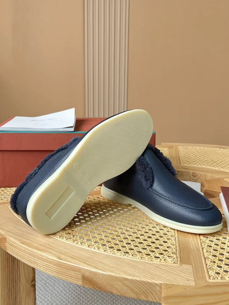 Туфлі лоферы чоловічі на хутрі зимові фото 6