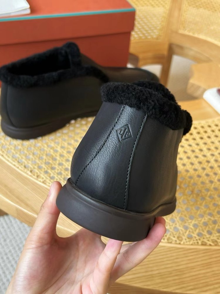 Туфлі лоферы чоловічі на хутрі зимові фото 6