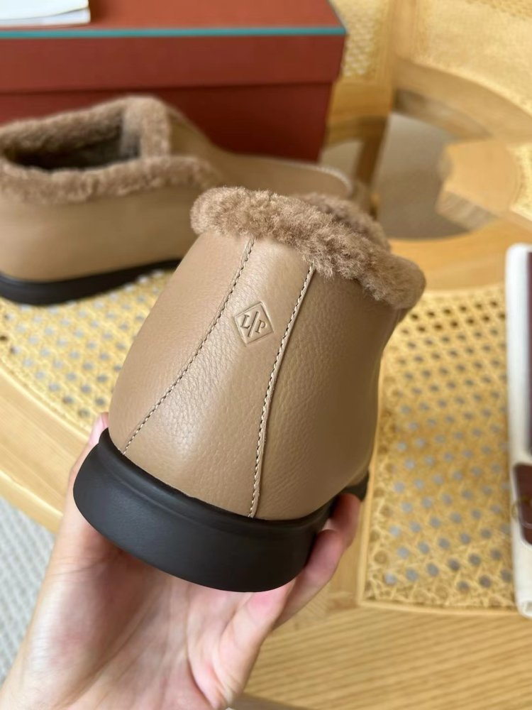 Shoes лоферы men's on fur winter фото 6