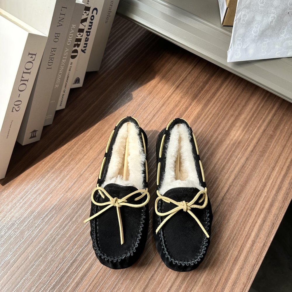 Туфли лоферы на меху зимние