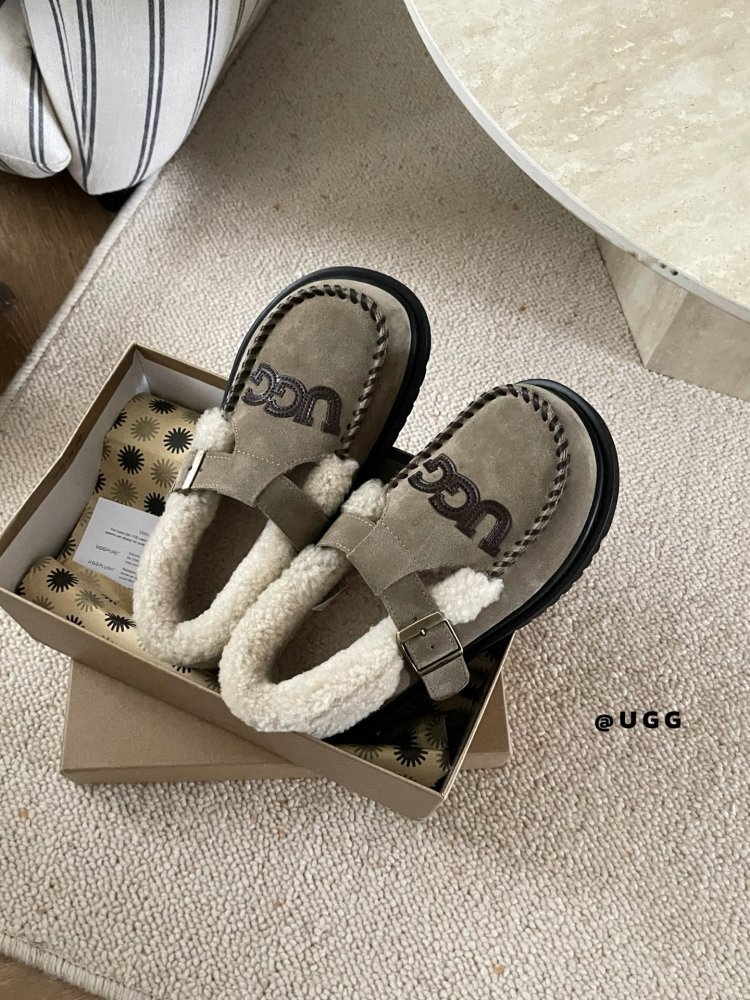 Shoes лоферы on fur winter фото 2