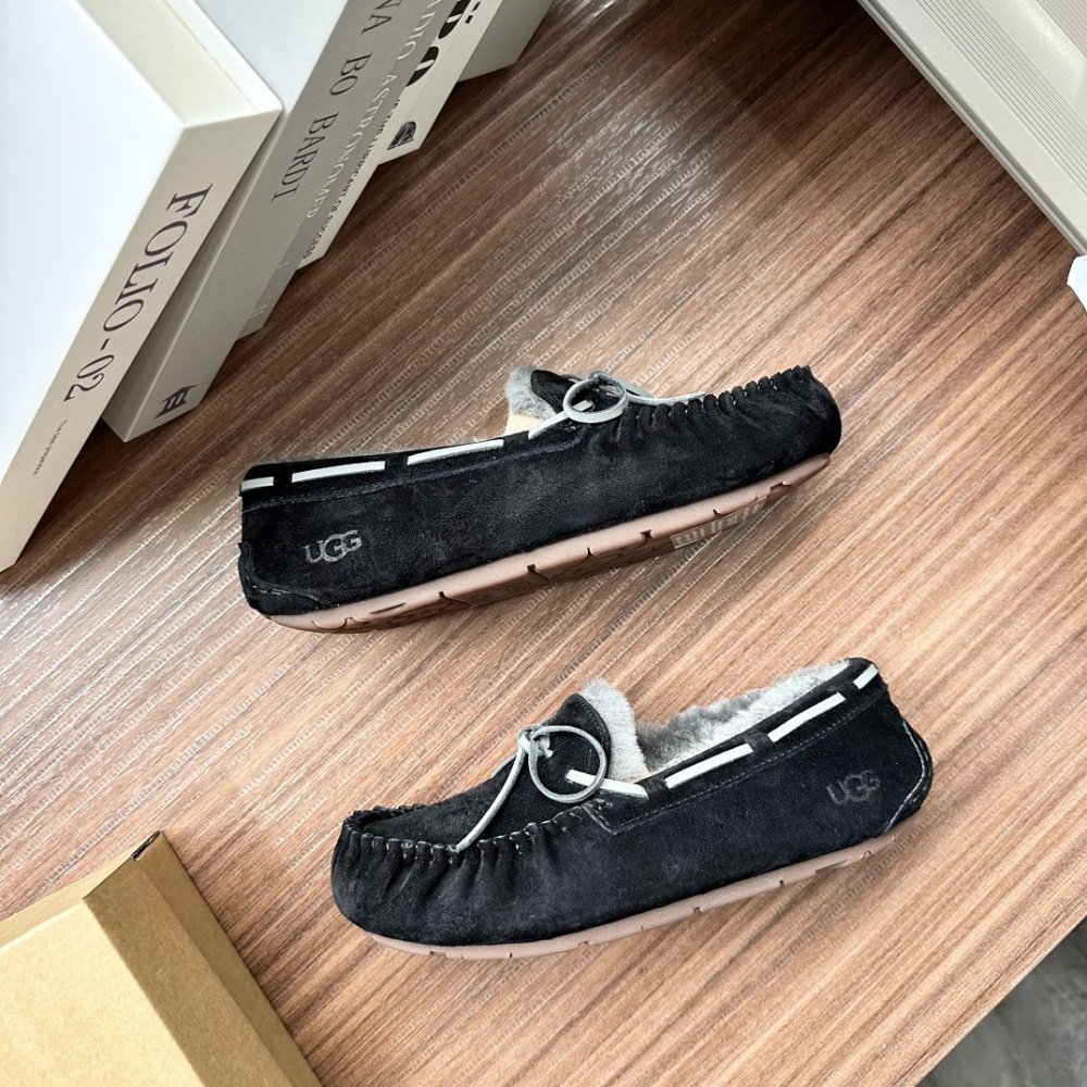 Shoes лоферы on fur winter фото 2