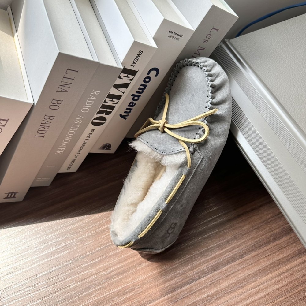 Shoes лоферы on fur winter фото 2