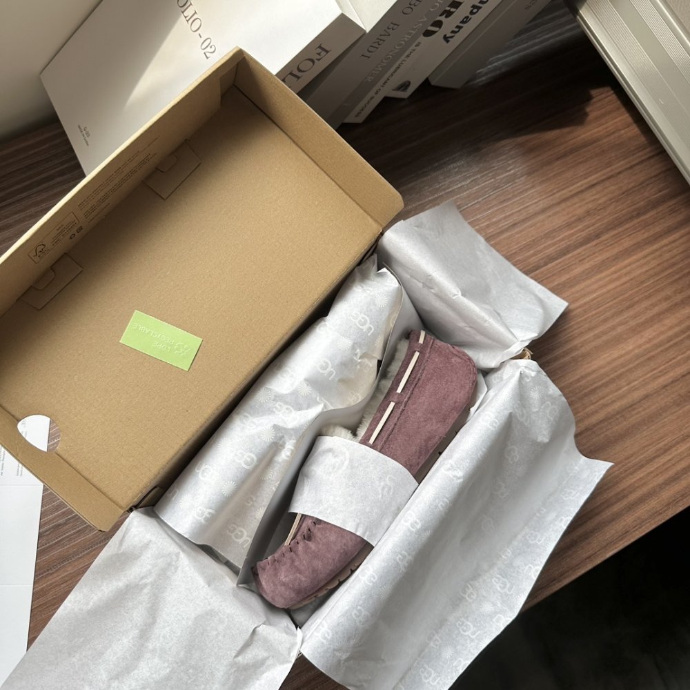 Shoes лоферы on fur winter фото 2