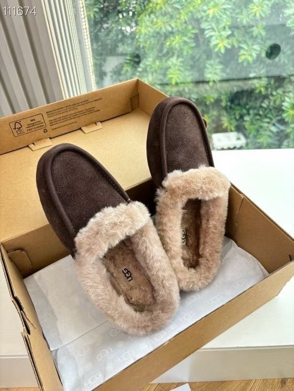 Shoes лоферы on fur winter фото 2