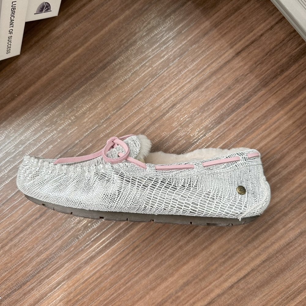 Shoes лоферы on fur winter фото 3