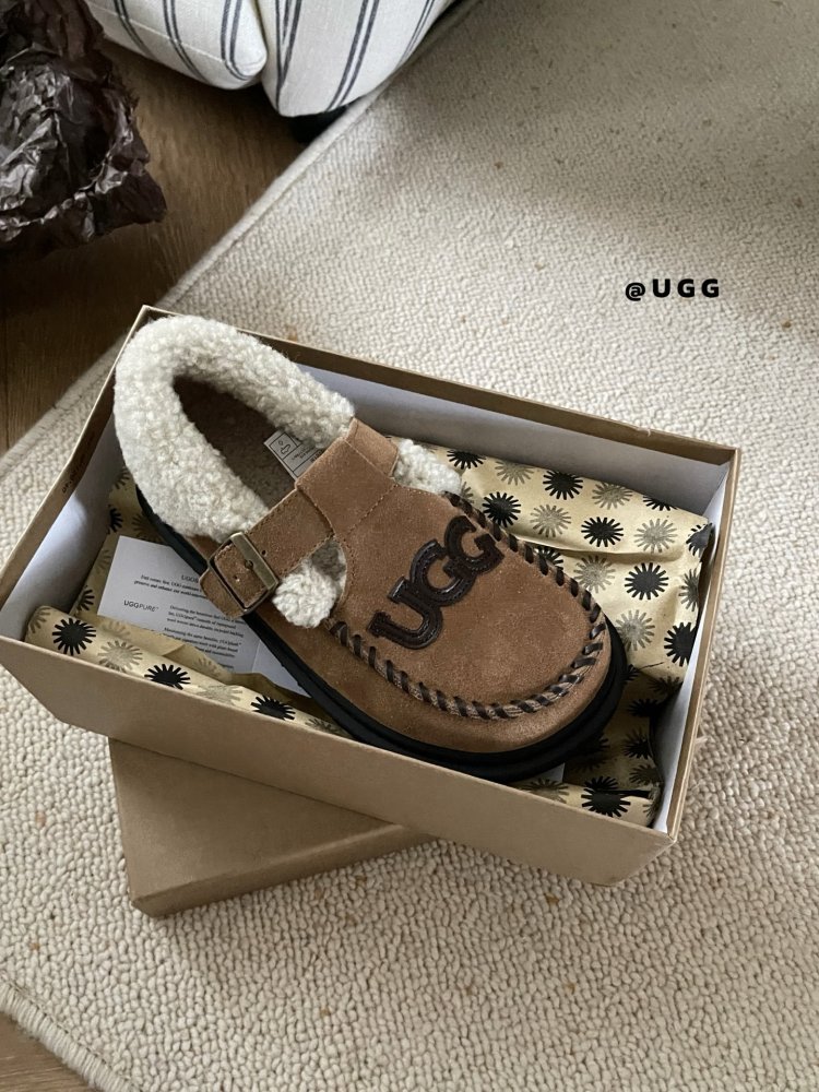 Shoes лоферы on fur winter фото 3