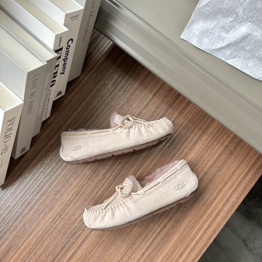 Shoes лоферы on fur winter фото 3