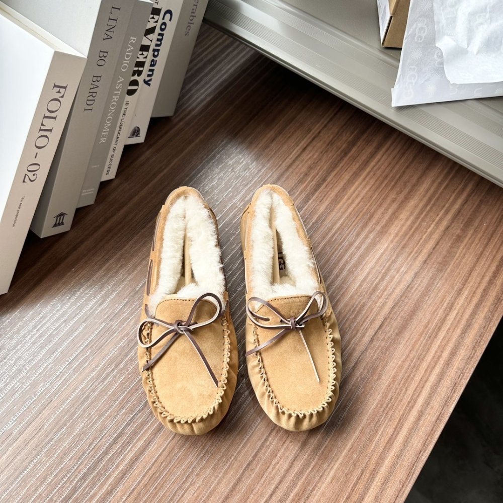 Shoes лоферы on fur winter фото 3