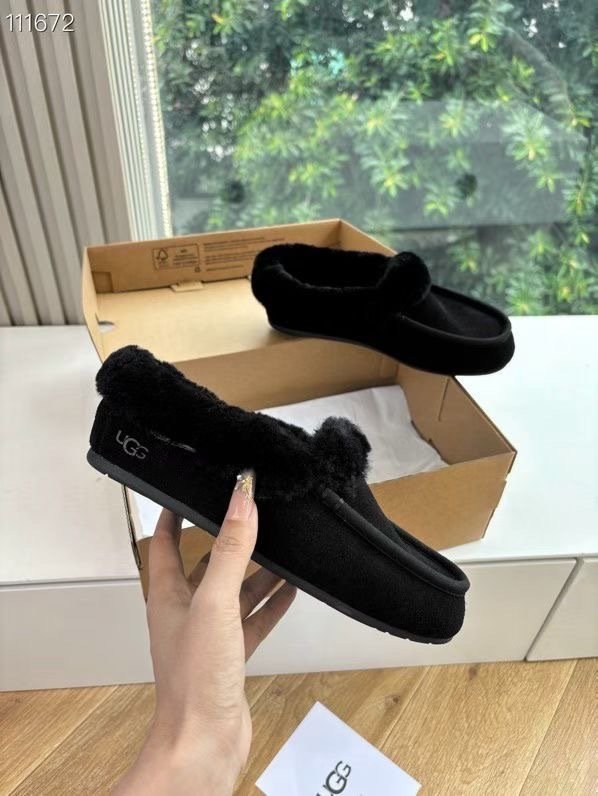 Туфлі лоферы на хутрі зимові фото 3