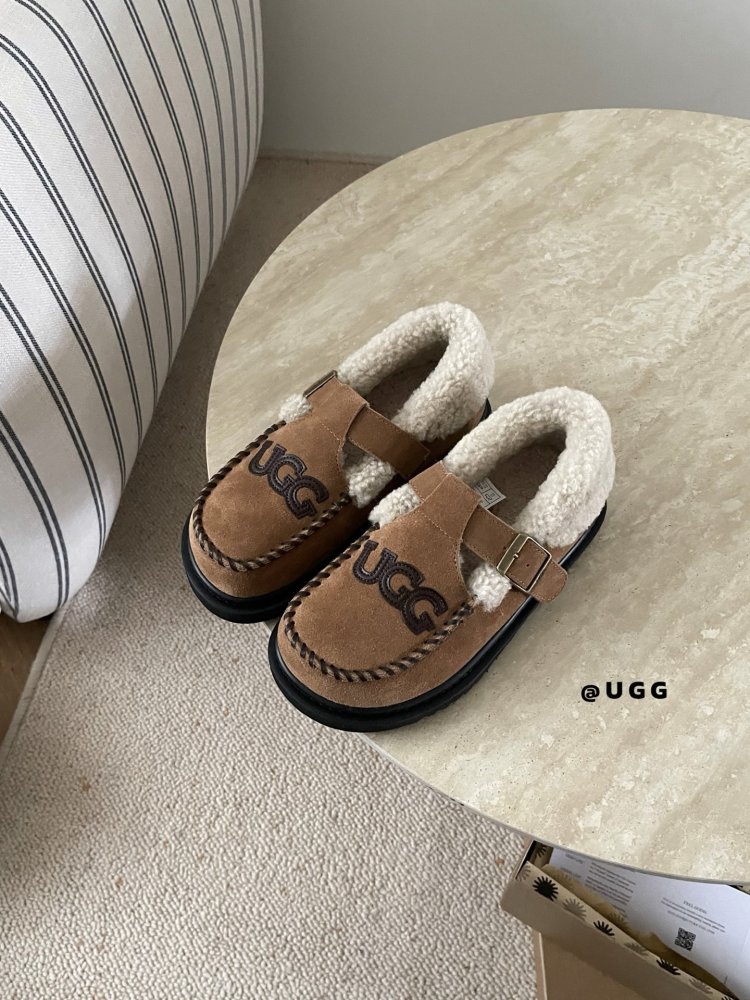 Shoes лоферы on fur winter фото 4