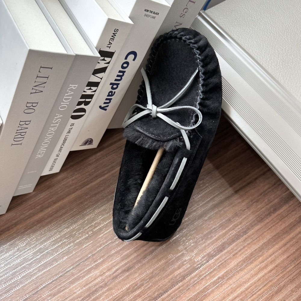 Shoes лоферы on fur winter фото 4