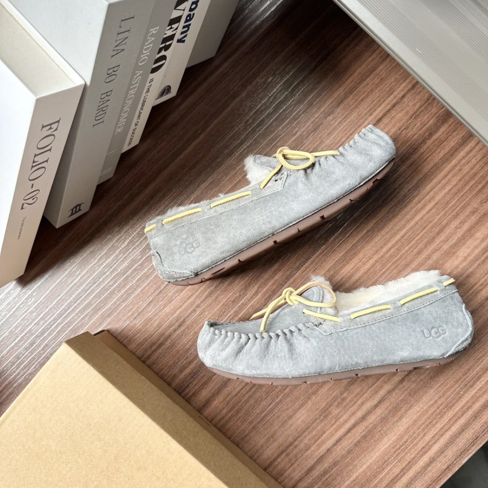 Shoes лоферы on fur winter фото 4