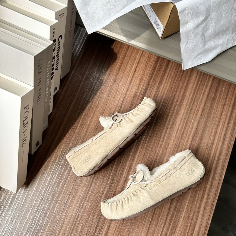 Shoes лоферы on fur winter фото 4