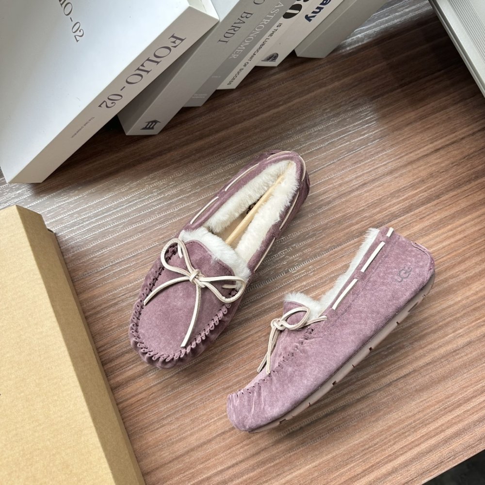 Shoes лоферы on fur winter фото 4