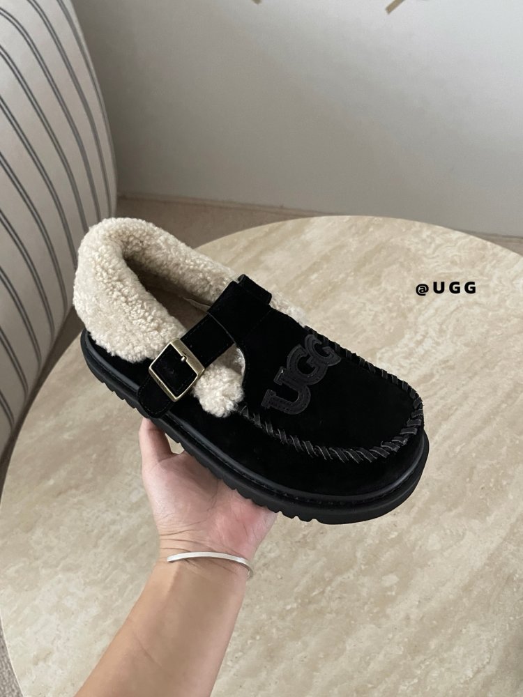 Shoes лоферы on fur winter фото 5