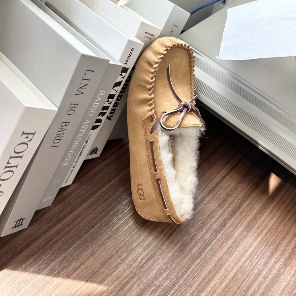 Shoes лоферы on fur winter фото 5