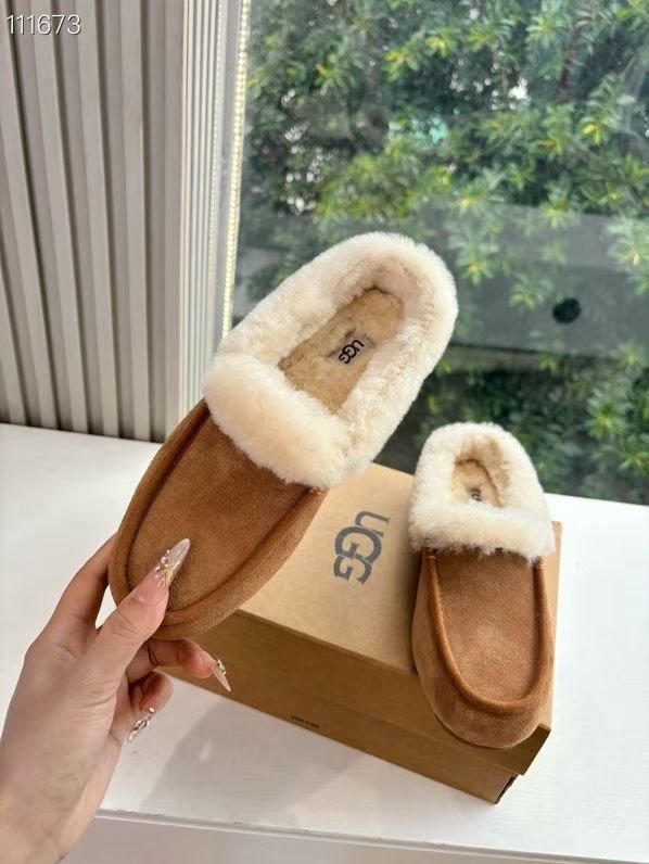 Shoes лоферы on fur winter фото 5