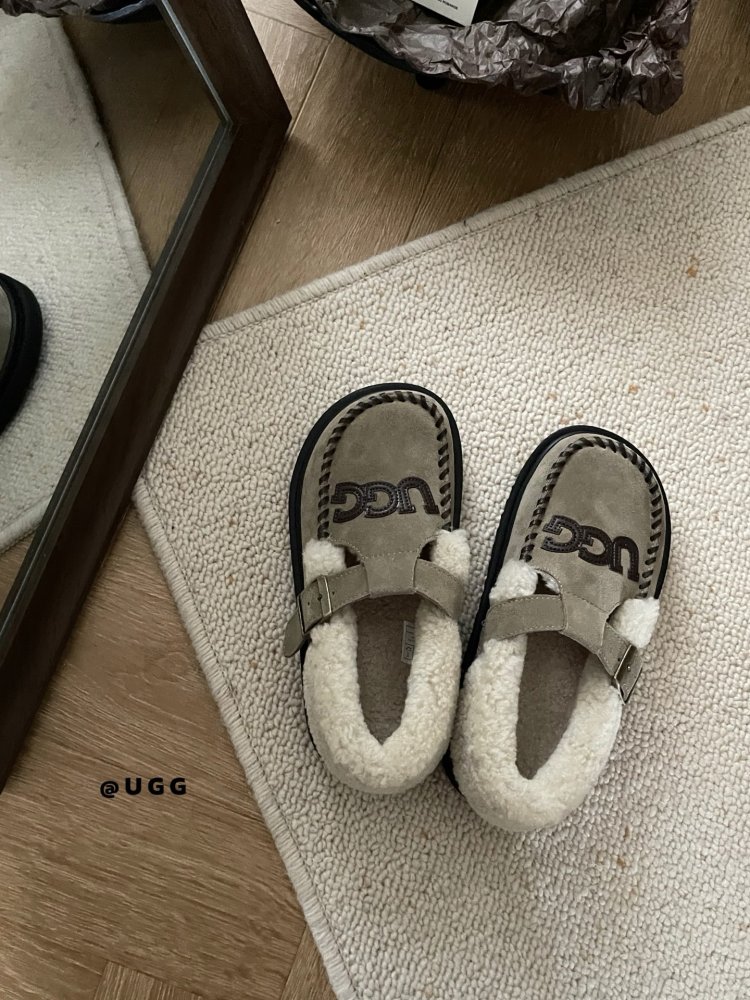 Shoes лоферы on fur winter фото 6