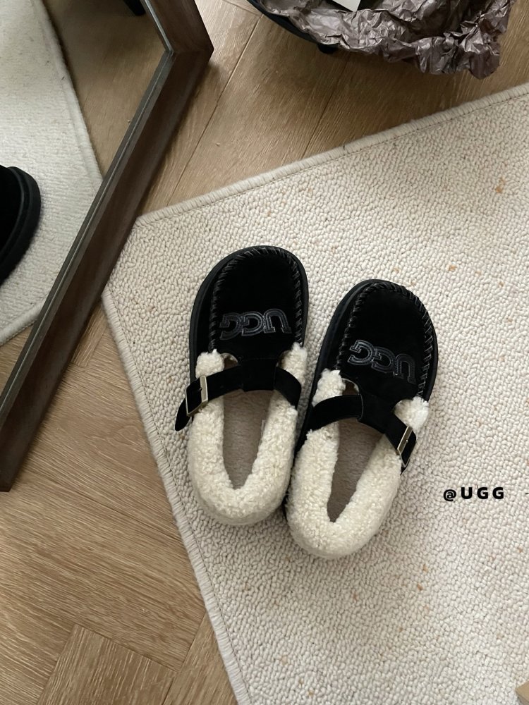 Shoes лоферы on fur winter фото 6