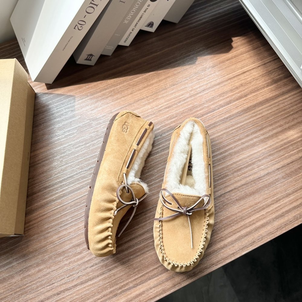 Shoes лоферы on fur winter фото 6