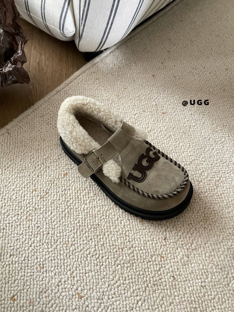 Shoes лоферы on fur winter фото 7