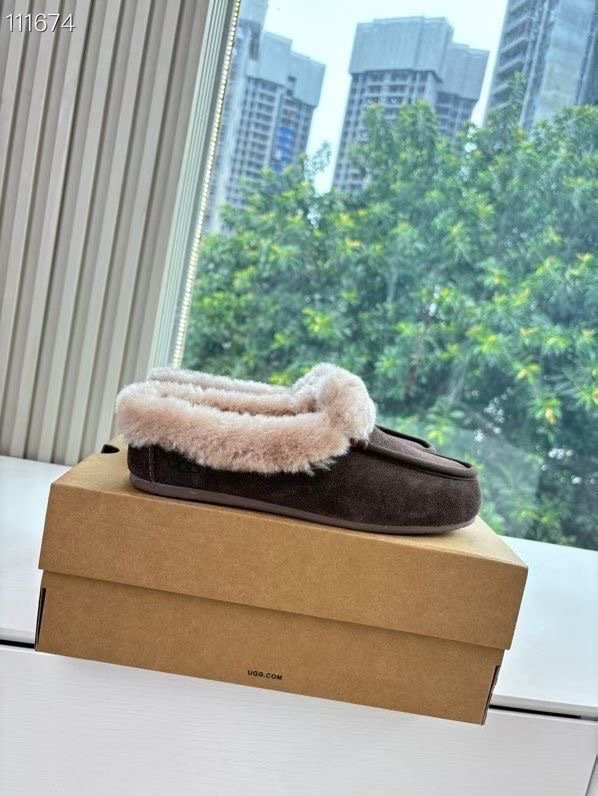 Shoes лоферы on fur winter фото 7