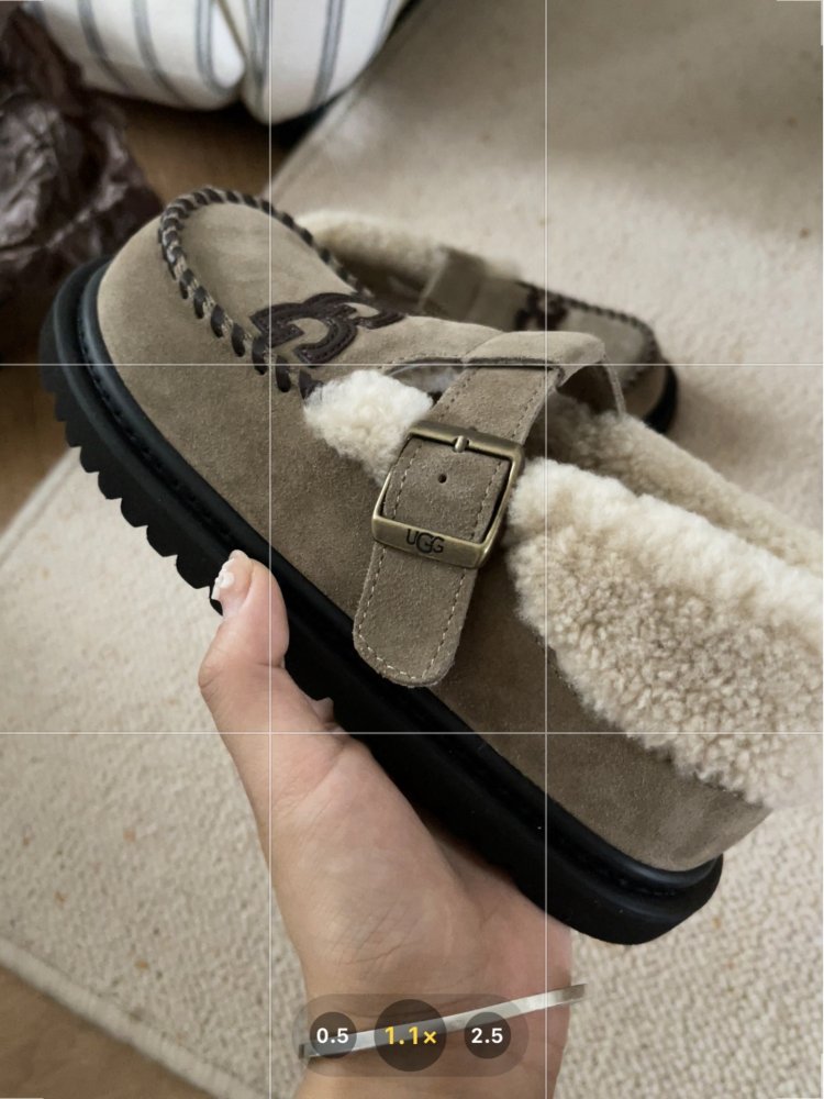 Shoes лоферы on fur winter фото 9