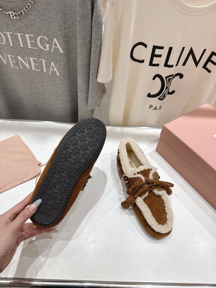 Туфли лоферы женские зимние на меху фото 9