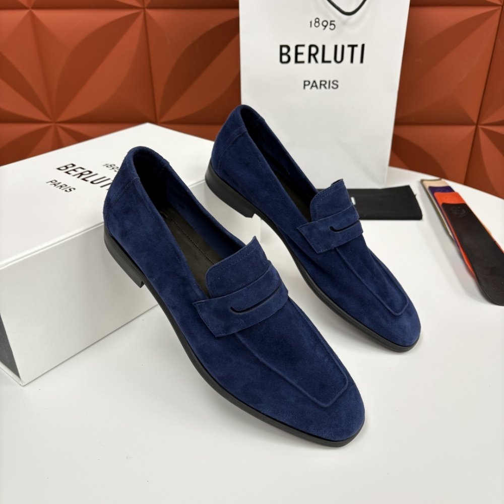 Shoes Lorenzo suede men's фото 4