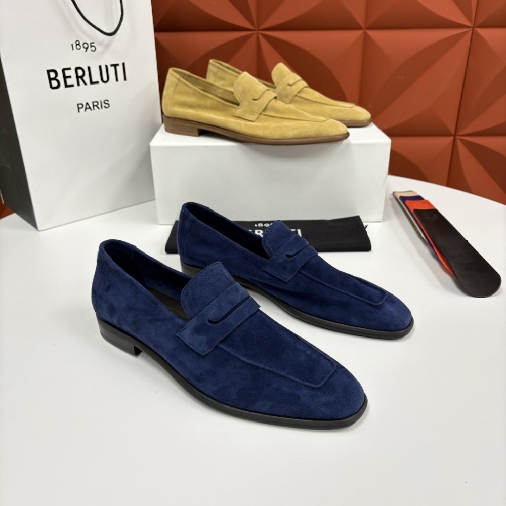 Shoes Lorenzo suede men's фото 6