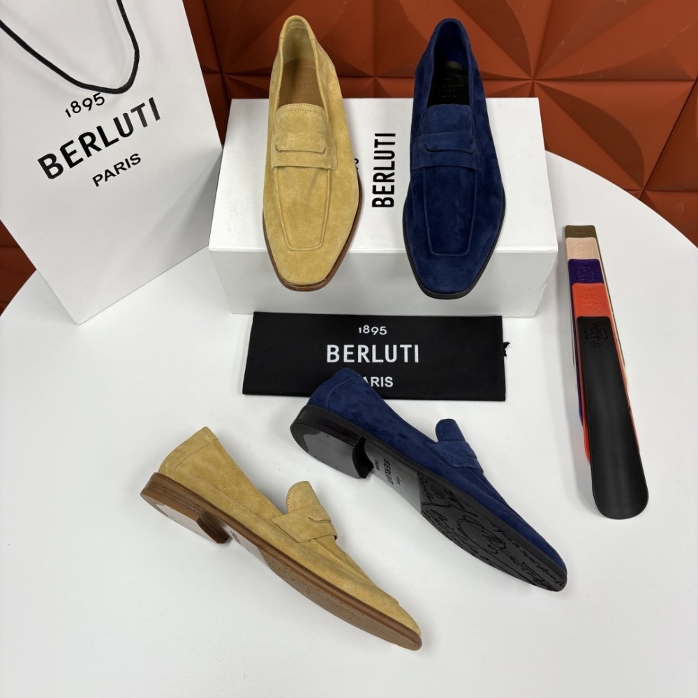 Shoes Lorenzo suede men's фото 7