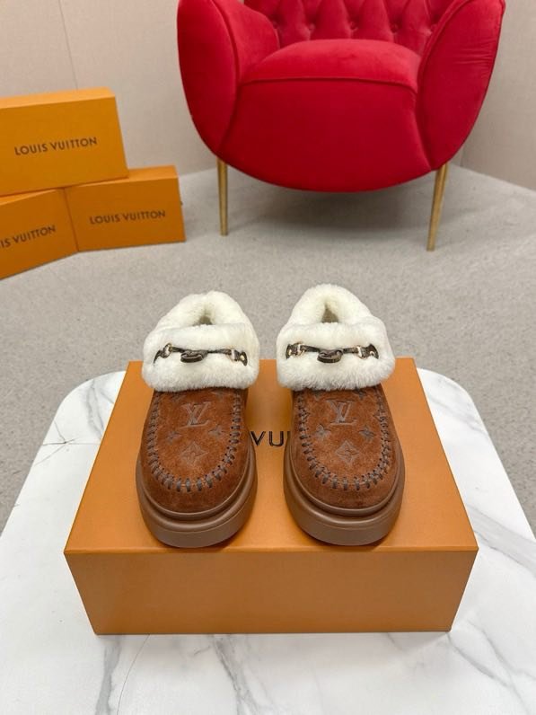 Туфлі LV Cortina зимові хутряні