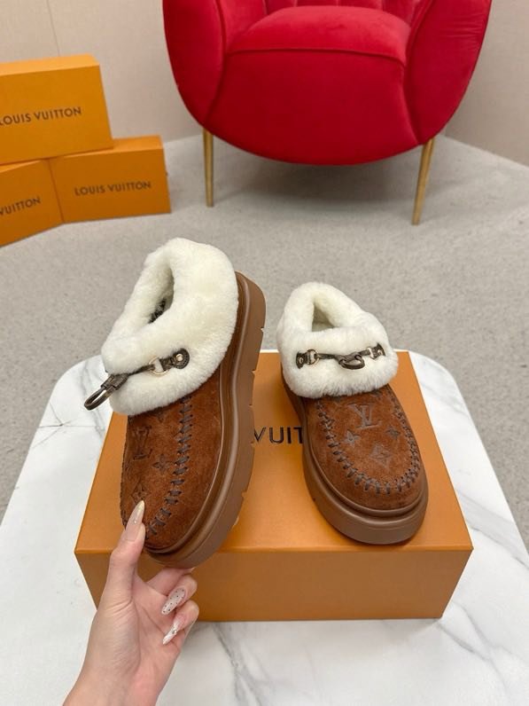 Туфлі LV Cortina зимові хутряні фото 2