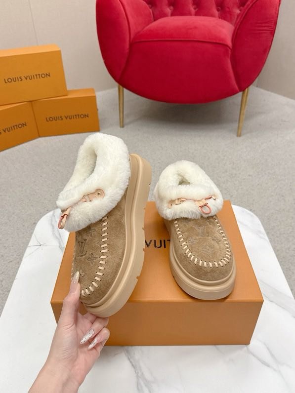 Туфлі LV Cortina зимові хутряні фото 2