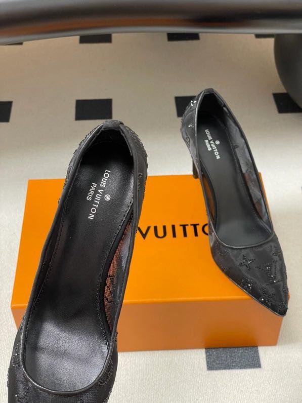 Shoes LV GALA on high heel фото 8