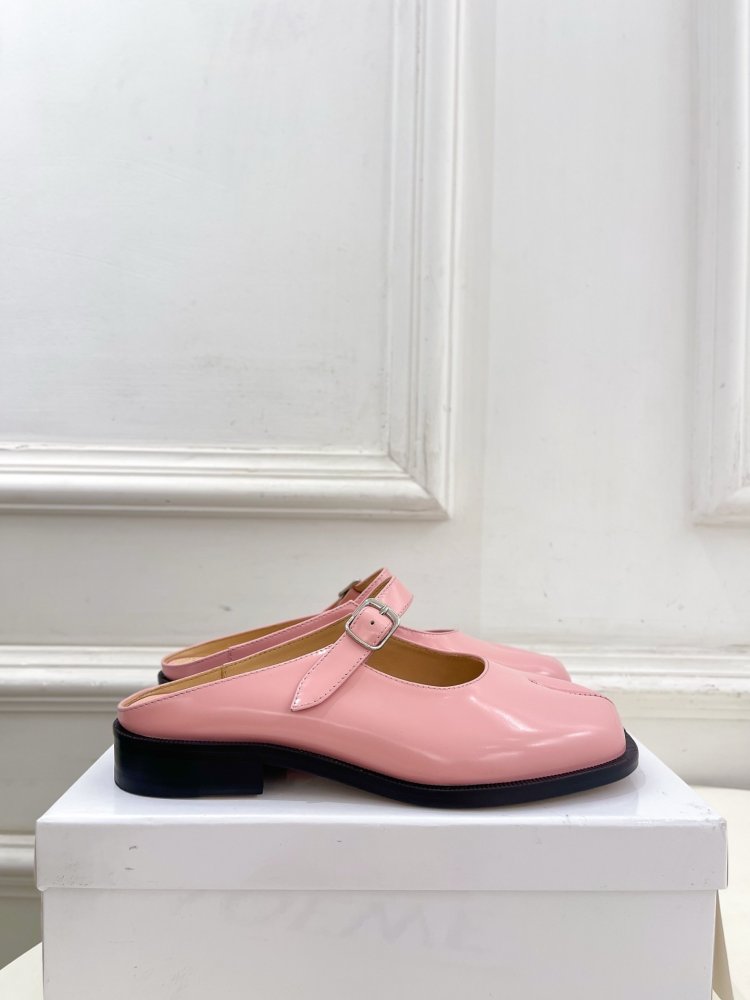 Туфли MM6 Tabi кожаные фото 2