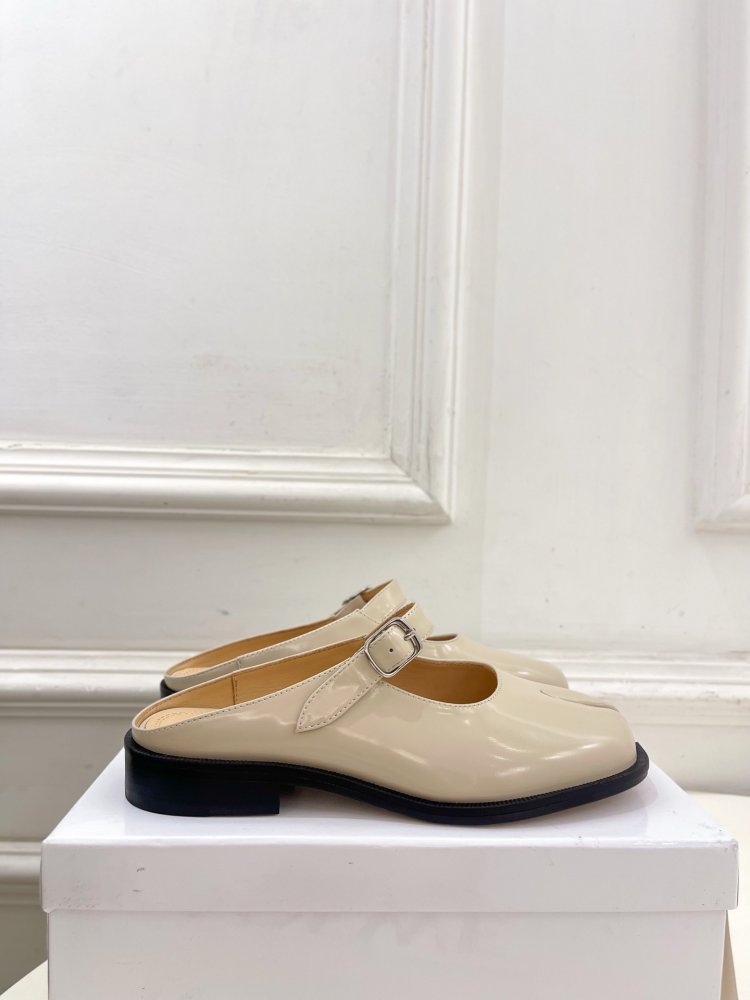 Туфли MM6 Tabi кожаные фото 2