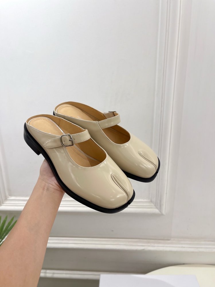 Туфли MM6 Tabi кожаные фото 4