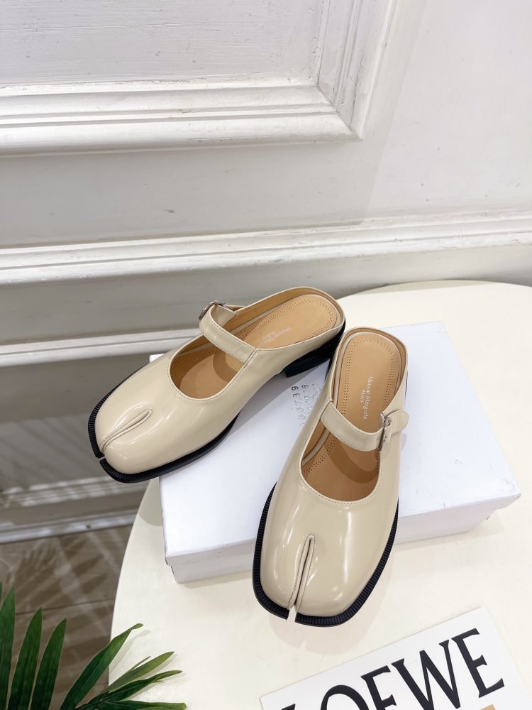 Туфли MM6 Tabi кожаные фото 5